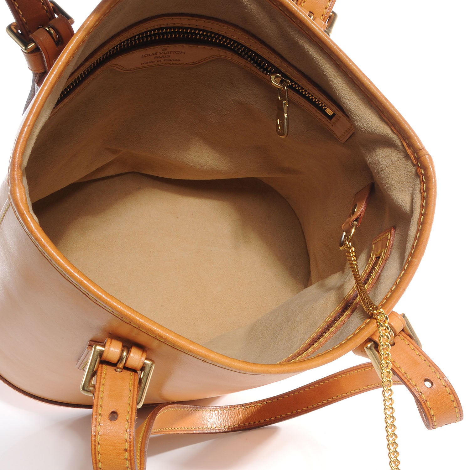 Louis Vuitton Vachetta Leather Petit Bucket 23 7 of 9