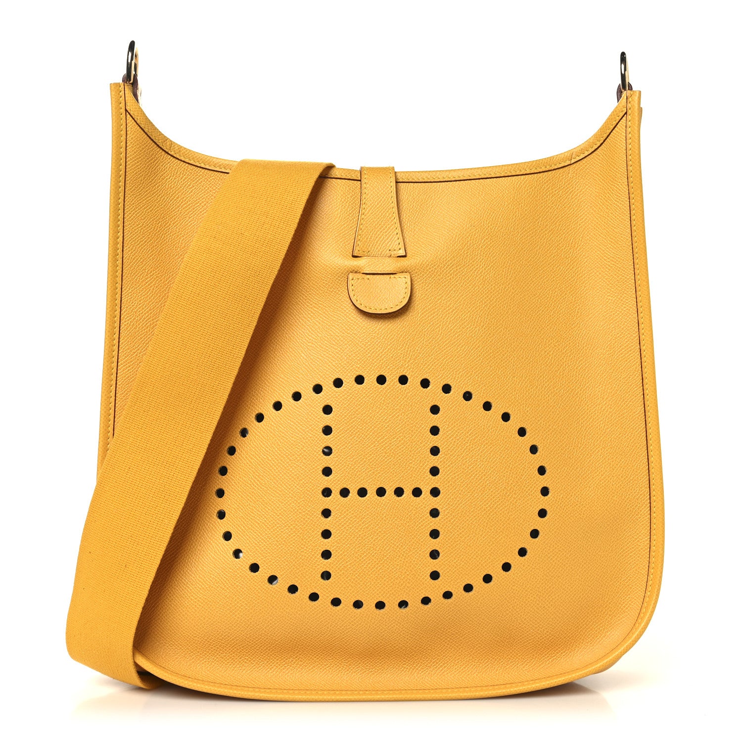 Hermes Courchevel Evelyne GM Jaune 1 of 10
