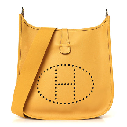 Hermes Courchevel Evelyne GM Jaune 1 of 10