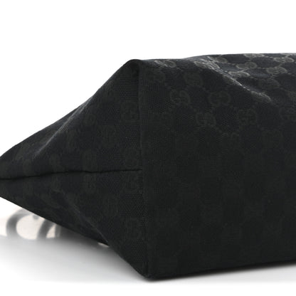Gucci Patent Monogram Small Jolie Tote Black 16 of 19