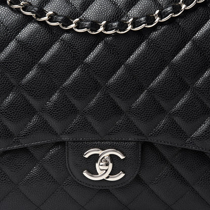 Chanel Caviar Quilted Maxi Double Flap Black 11 of 11