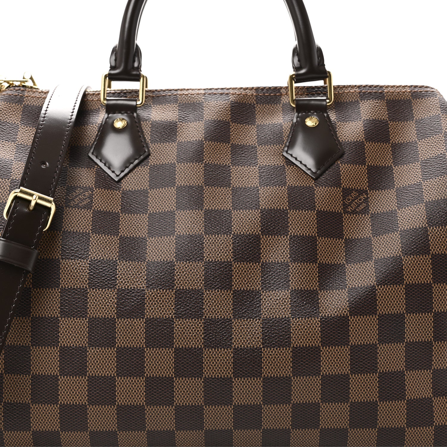 Louis Vuitton Damier Ebene Speedy Bandouliere 30 7 of 9