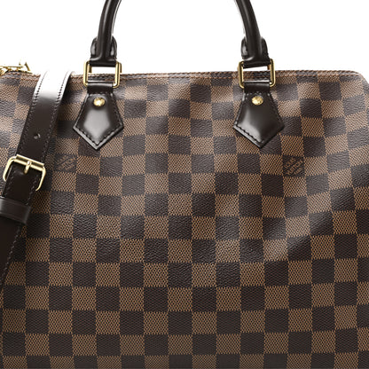 Louis Vuitton Damier Ebene Speedy Bandouliere 30 7 of 9