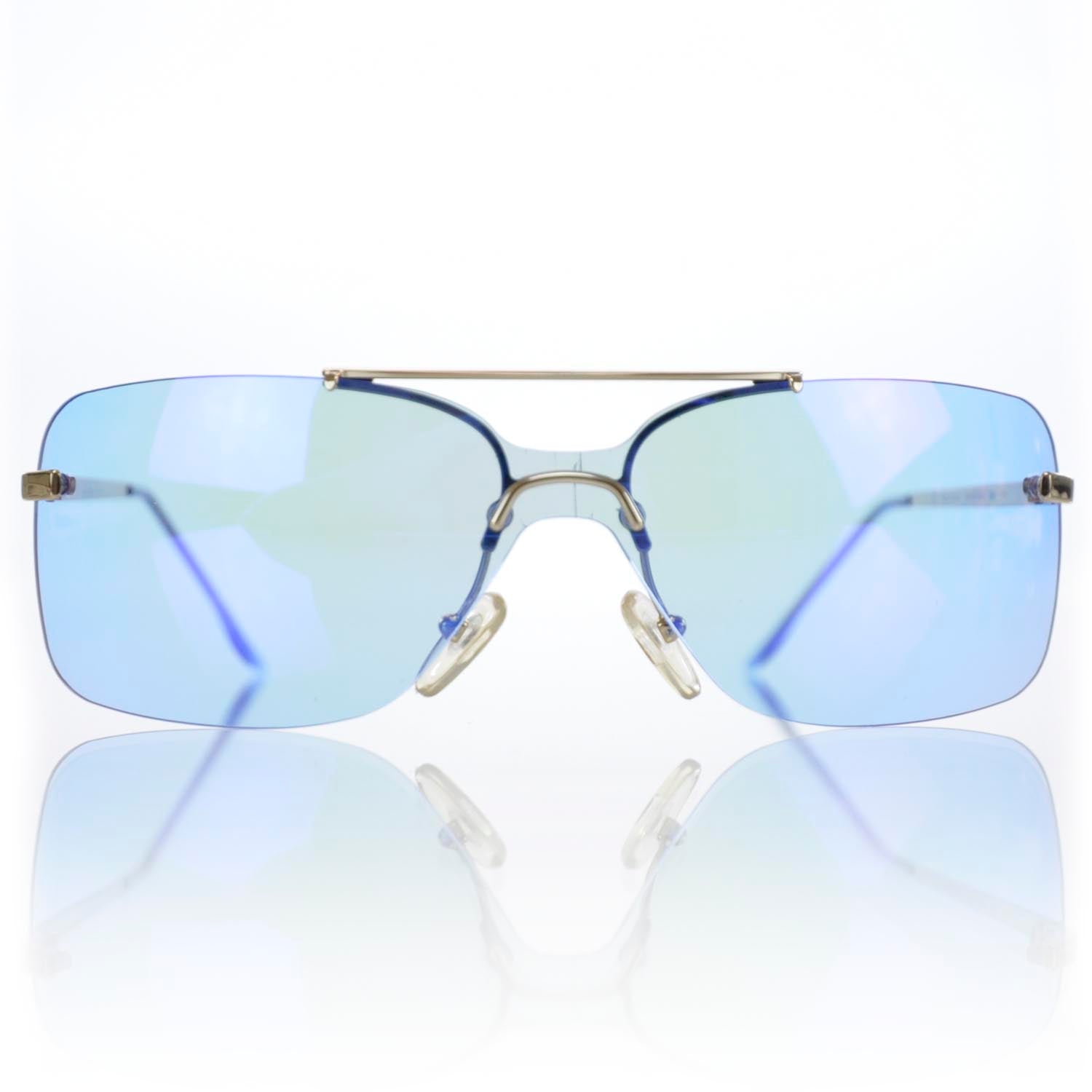 Christian Dior Mini Motard Sunglasses Blue 3 of 9