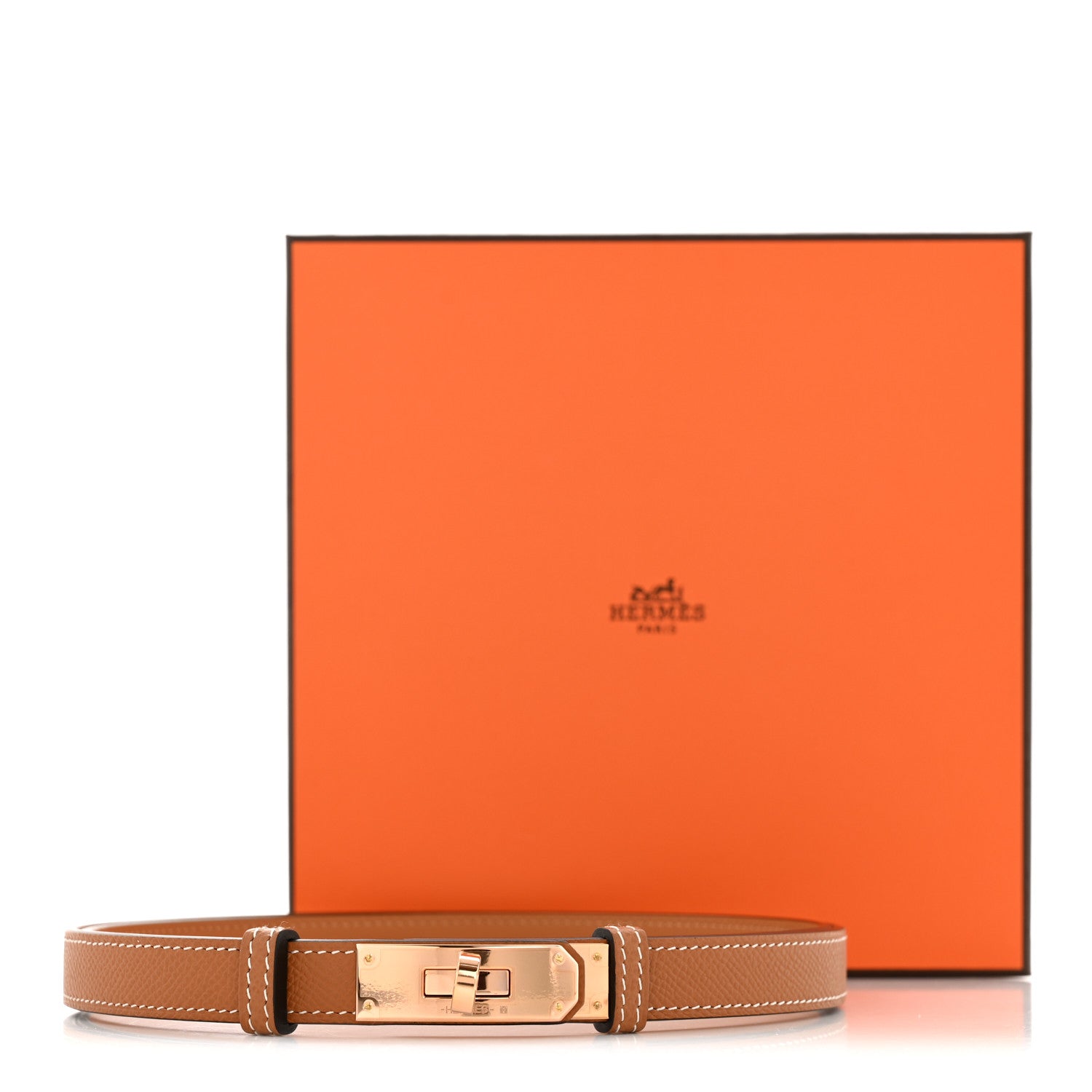 Hermes Epsom Kelly Belt Gold 4 of 4