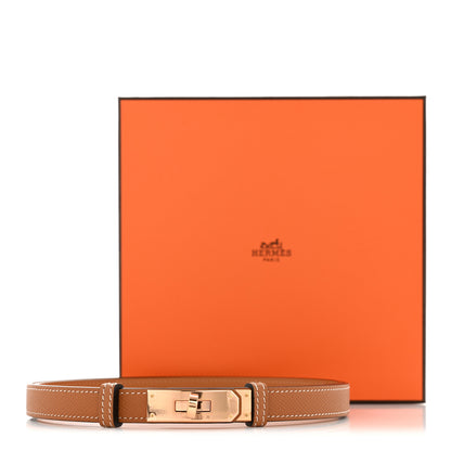 Hermes Epsom Kelly Belt Gold 4 of 4