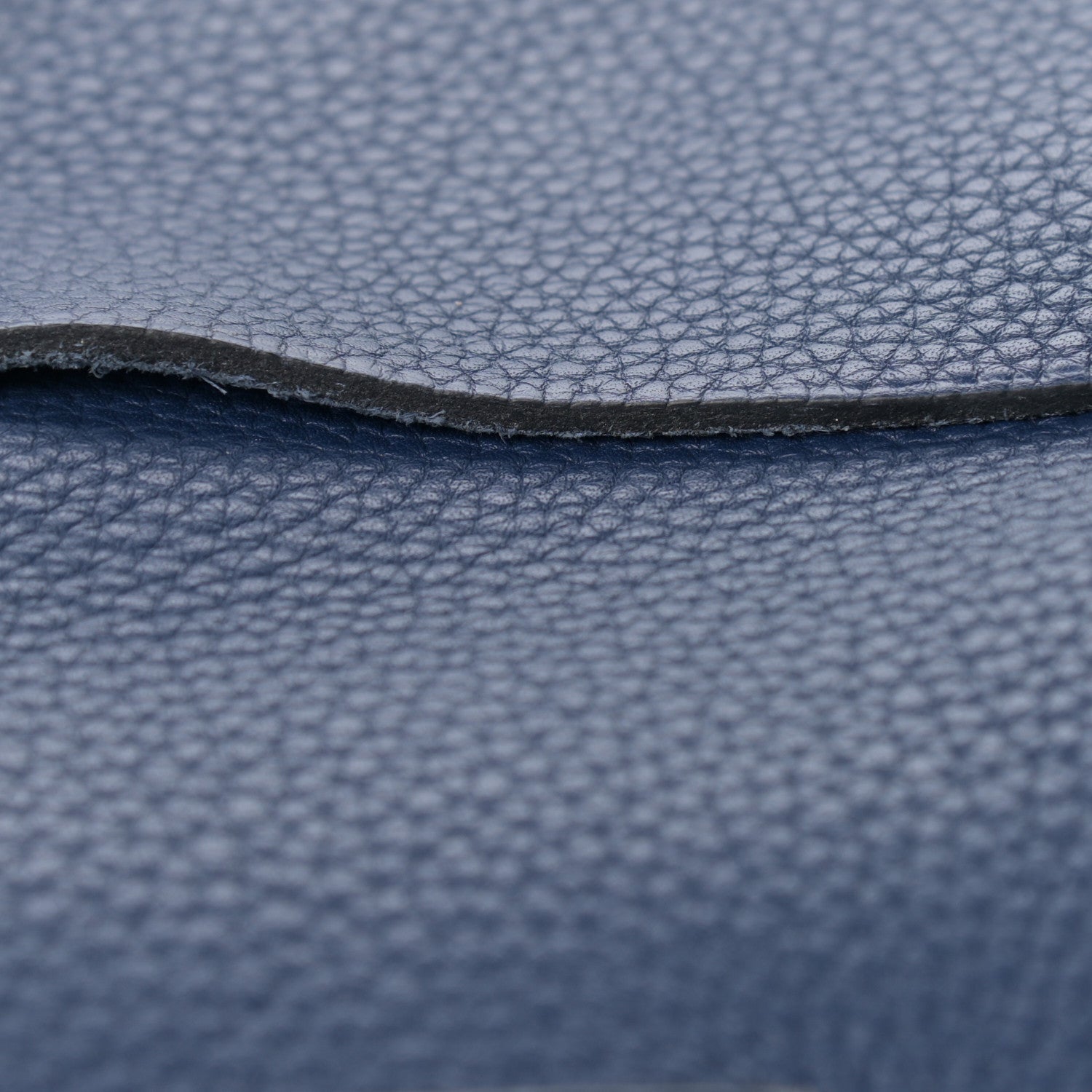 Hermes Taurillon Clemence Halzan 31 GM Bleu Saphir 10 of 16