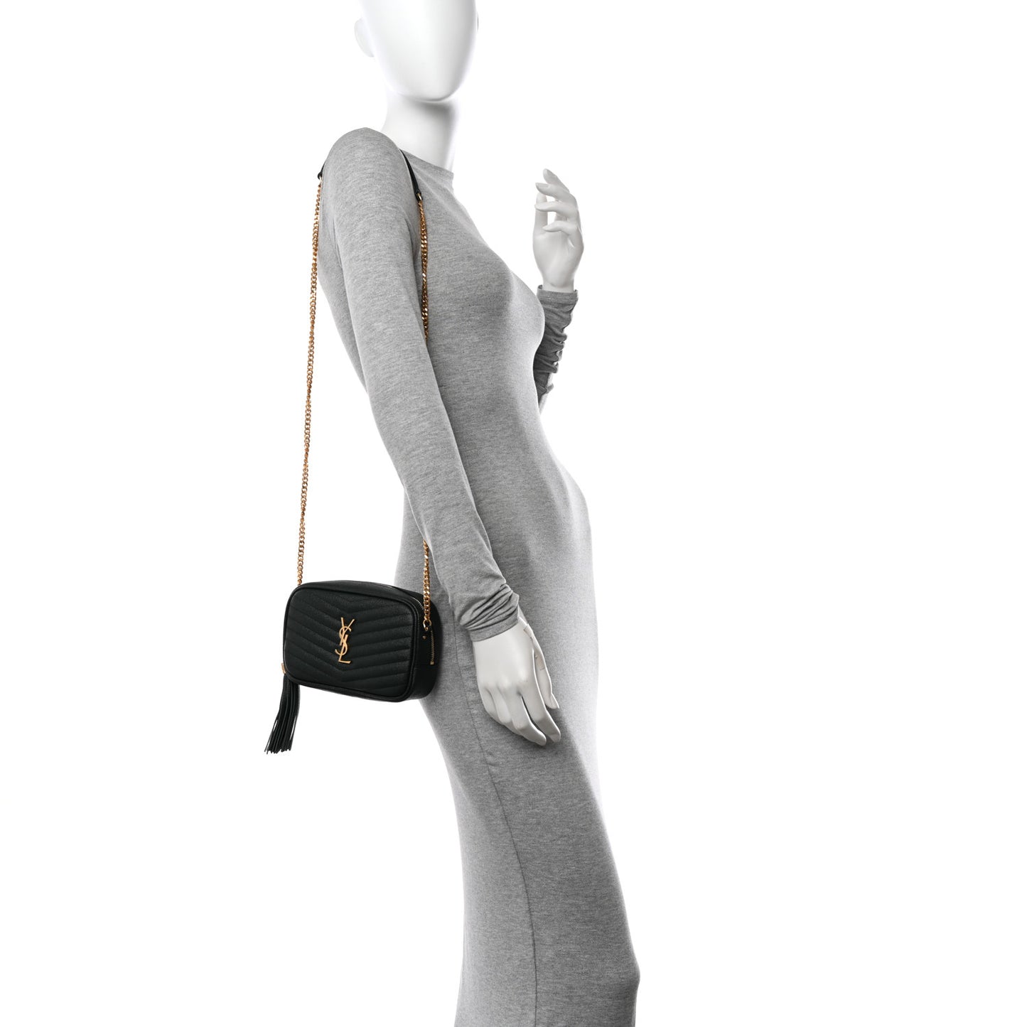 Grain De Poudre Matelasse Monogram Mini Lou Camera Bag New Vert Fonce