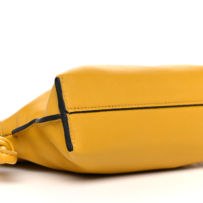 Loewe Calfskin Nano Flamenco Knot Bag Mustard 7 of 8