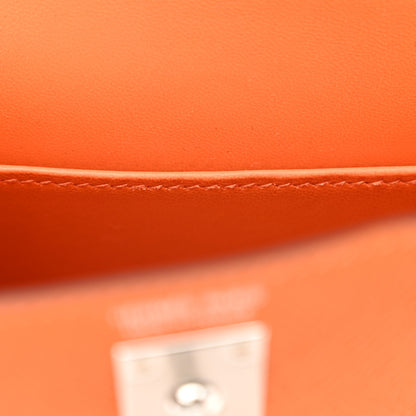 Hermes Epsom Mini Kelly Sellier 20 Orange 10 of 11