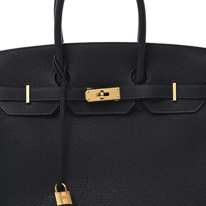 Hermes Togo BIRKIN 35 Bleu Nuit 7 of 10