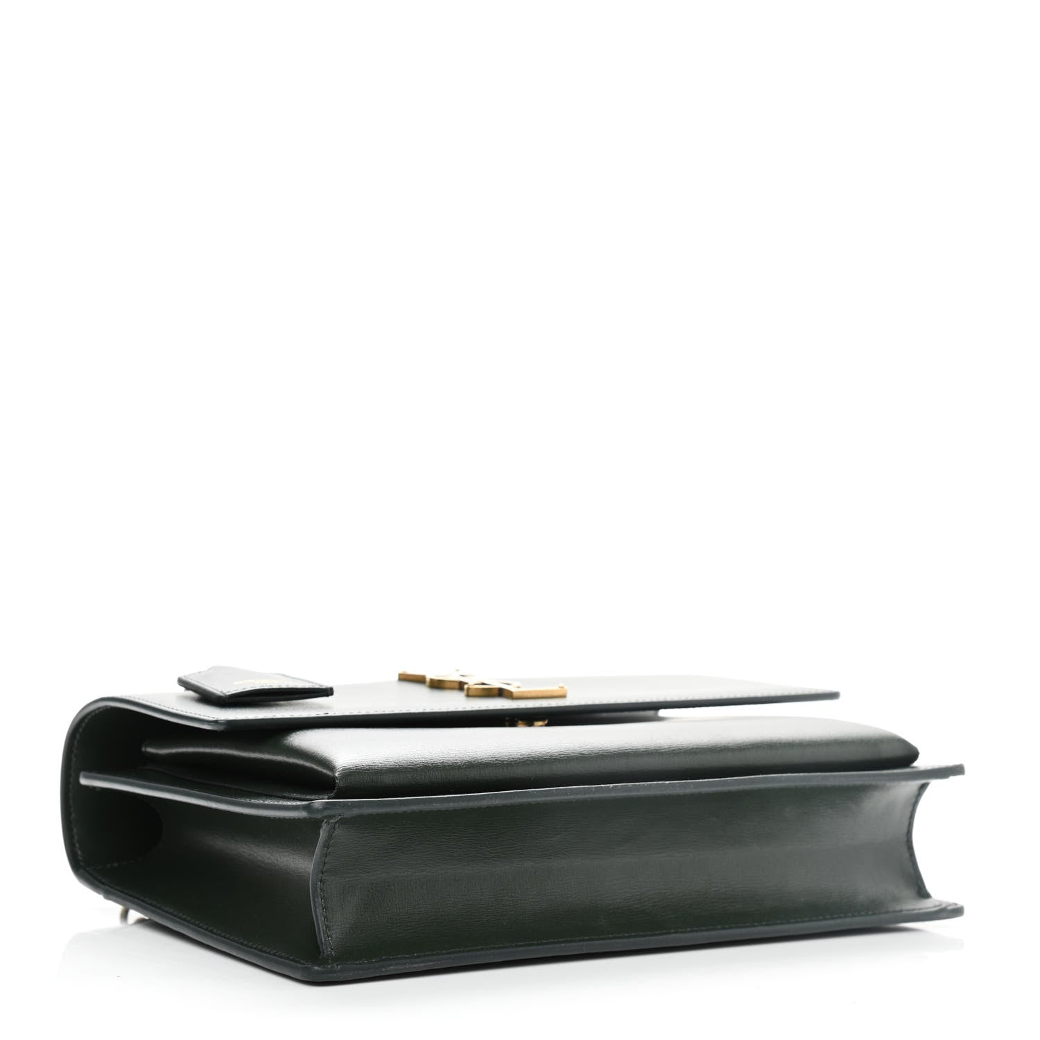 Saint Laurent Calfskin Medium Monogram Sunset New Vert Fonce 4 of 11