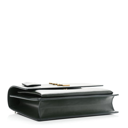 Saint Laurent Calfskin Medium Monogram Sunset New Vert Fonce 4 of 11