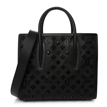 Christian Louboutin Calfskin Spikes Loubinthesky Medium Paloma Black 1 of 9