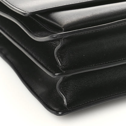 Saint Laurent Calfskin Large Monogram Sunset Black 9 of 11