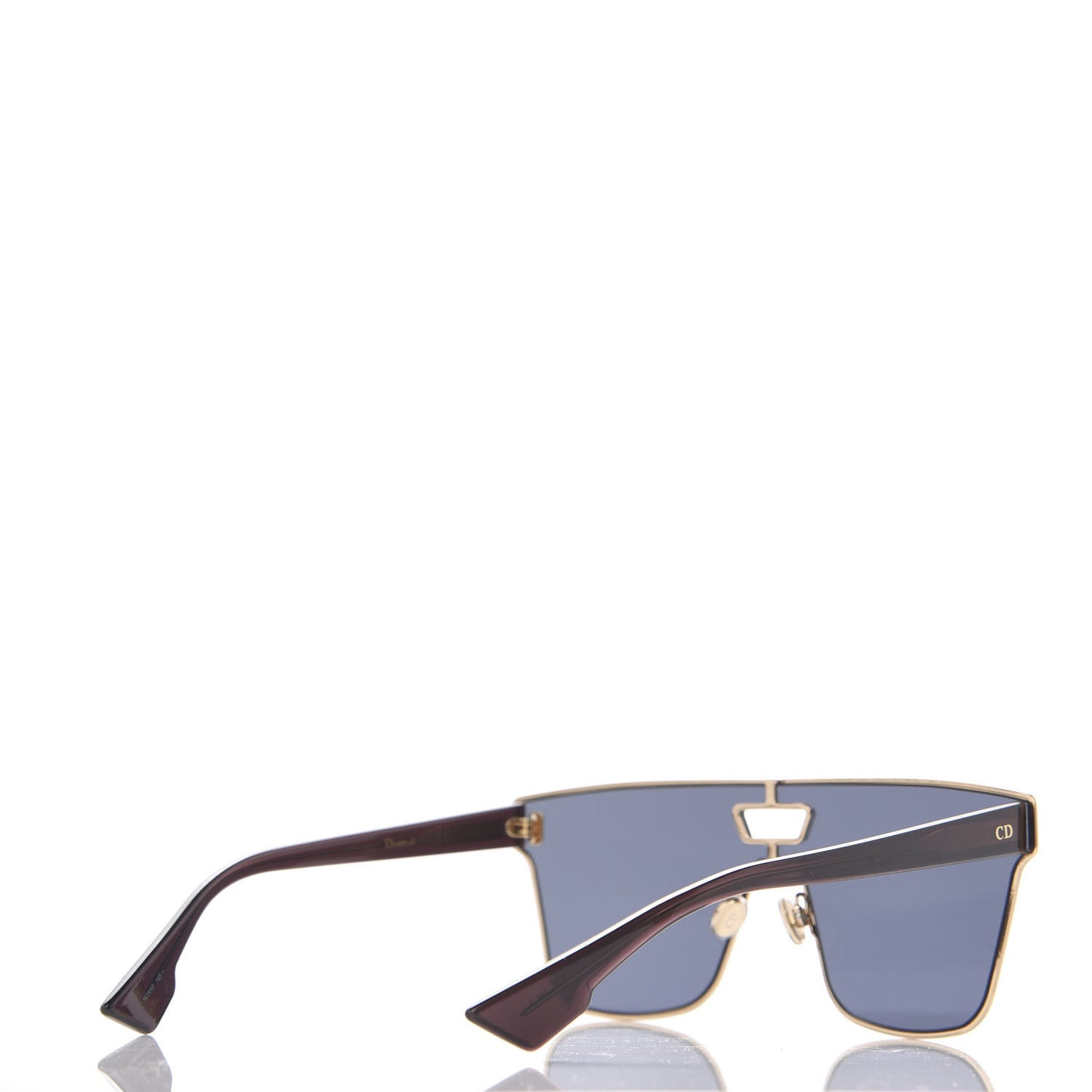 Diorizon1 Mirrored Sunglasses Gold