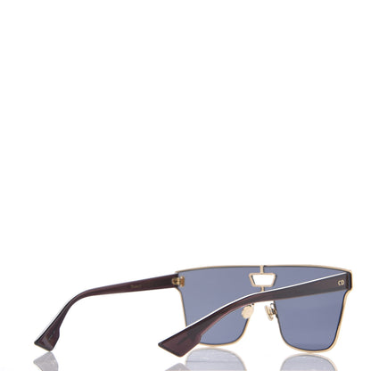 Christian Dior Diorizon1 Mirrored Sunglasses Gold 4 of 9