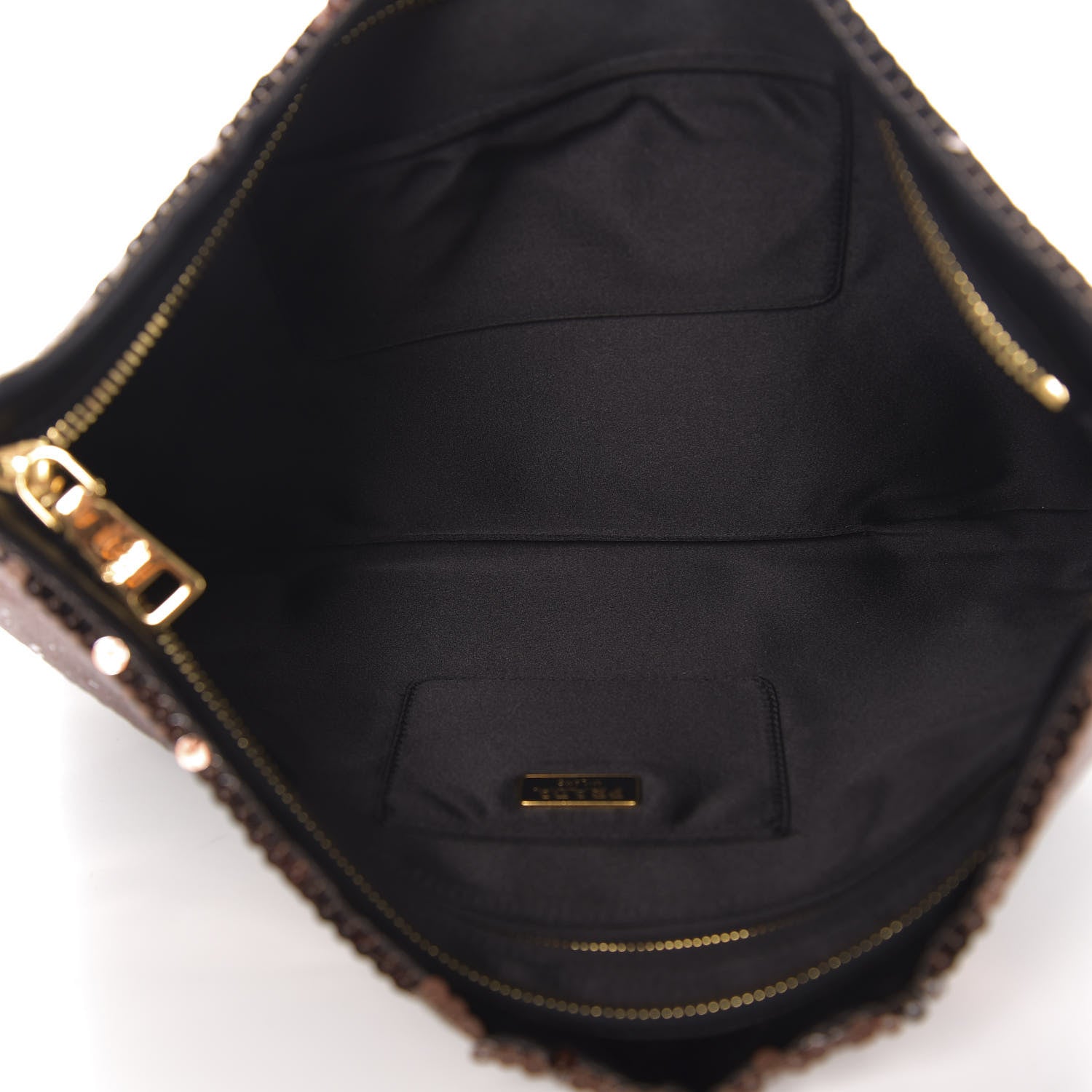 Prada Sequin Stripe Clutch Multicolor 5 of 10