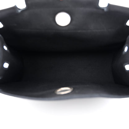 Hermes Toile Vache Calfskin Herbag 30 PM Ficelle Black 14 of 18