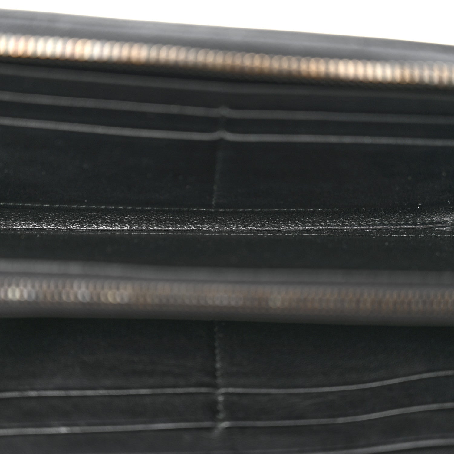 Bottega Veneta Nappa Intrecciato Zip Around Wallet Black 5 of 11