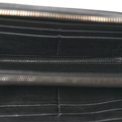 Bottega Veneta Nappa Intrecciato Zip Around Wallet Black 5 of 11