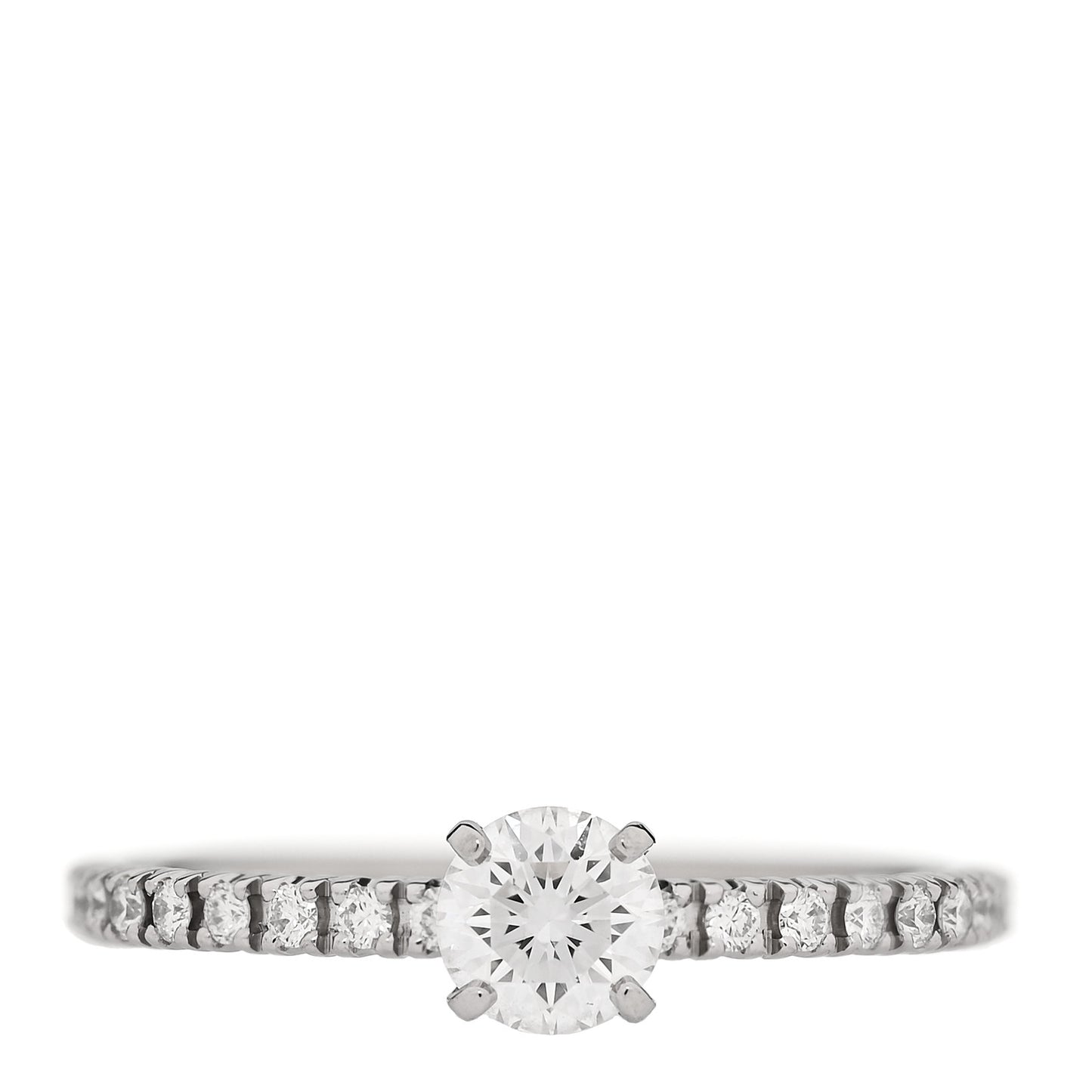 Platinum Diamond .26ct Etincelle De Cartier Solitaire Engagement Ring 46 3.75
