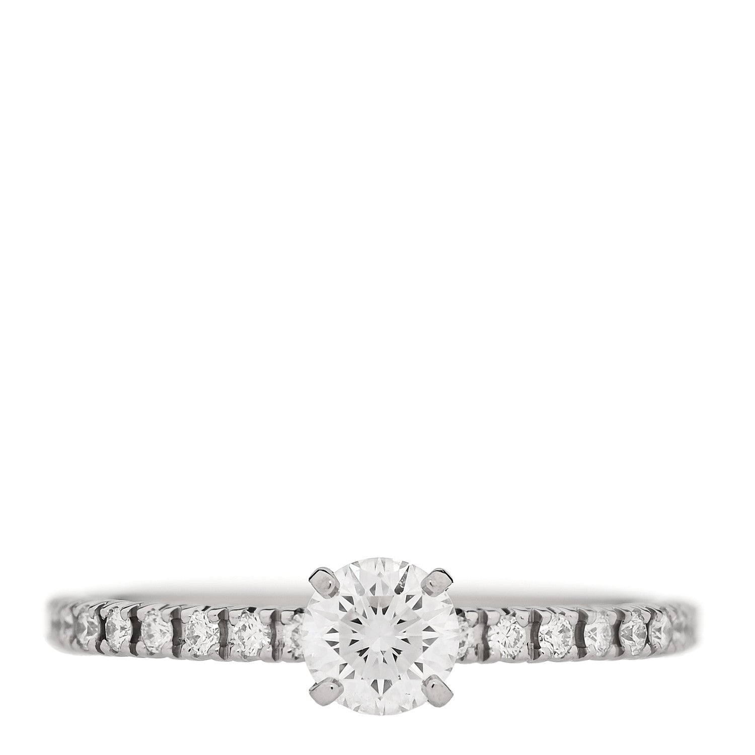 Cartier Platinum Diamond .26ct Etincelle De Cartier Solitaire Engagement Ring 46 3.75 1 of 6
