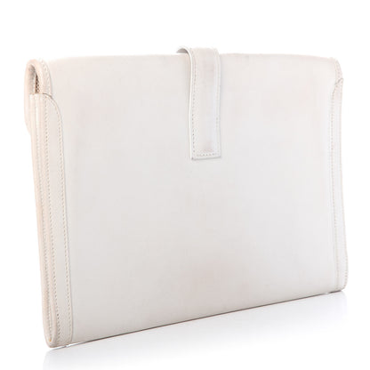 Hermes Evergrain Jige PM Clutch White 2 of 12