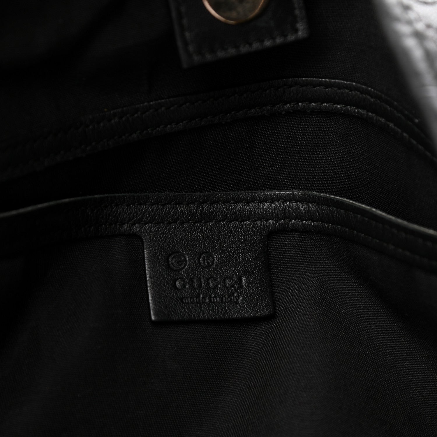 Gucci Guccissima Large Joy Tote Black 6 of 10