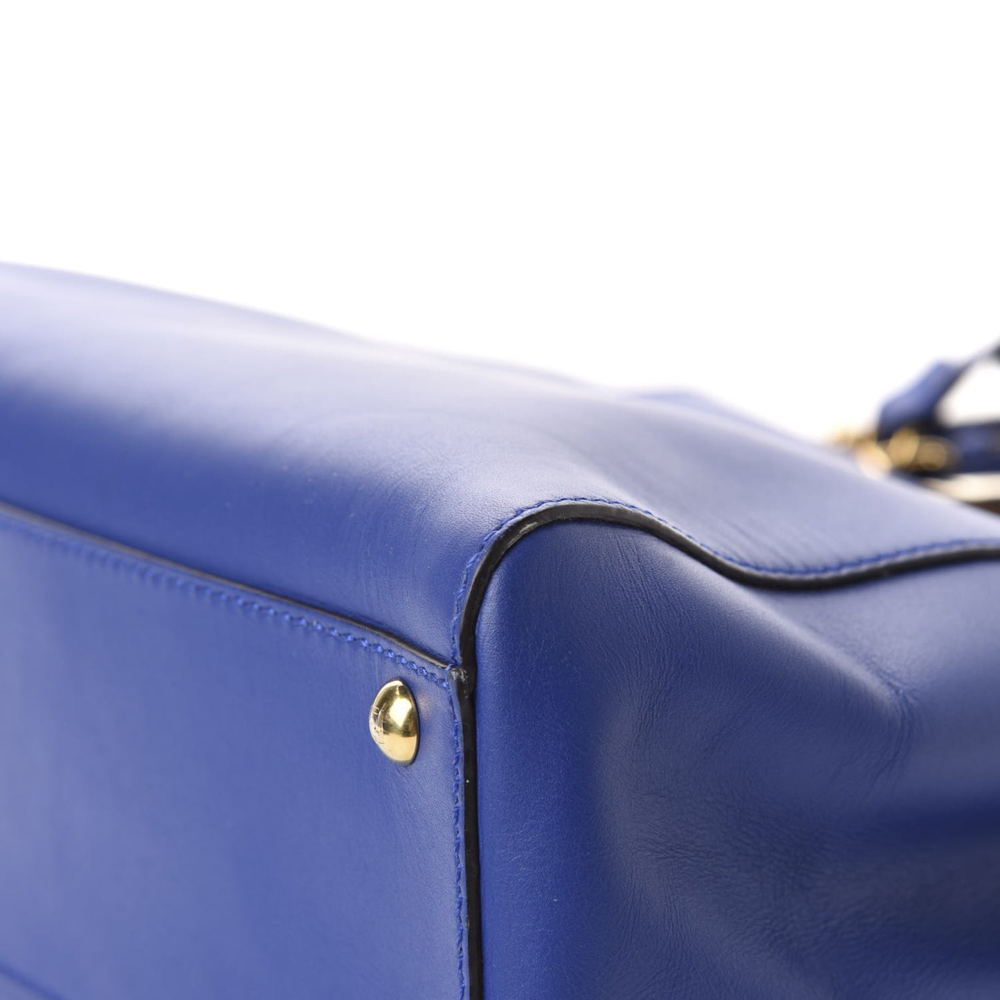 Vitello Morgan Fabric Jacquard Pequin Medium Peekaboo Iconic Satchel Blue Neon Tobacco