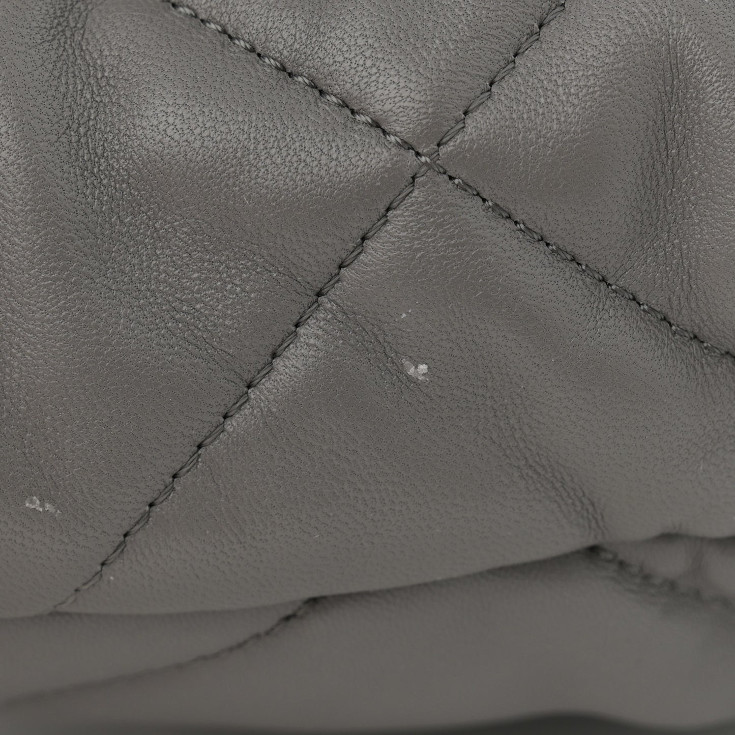 Lambskin Quilted Large Chanel 19 Flap Dark Grey