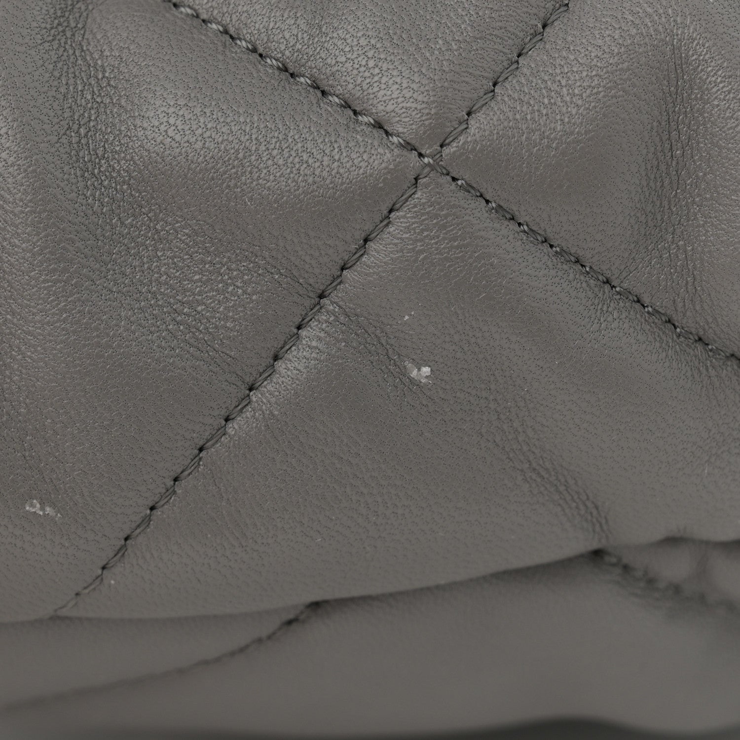 Chanel Lambskin Quilted Large Chanel 19 Flap Dark Grey 12 of 12