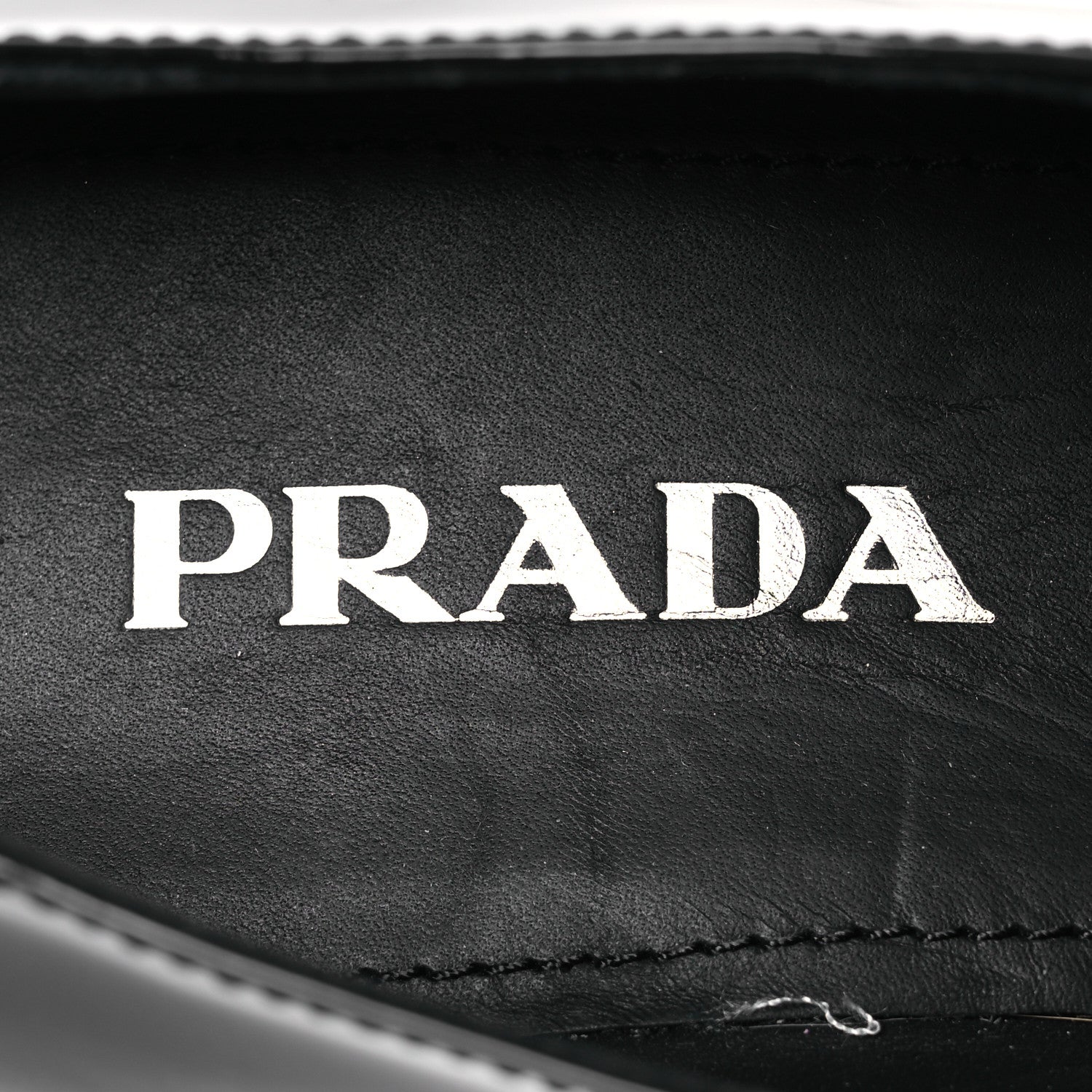 Prada Vernice Triangle 50mm Loafers 41 Black 9 of 11