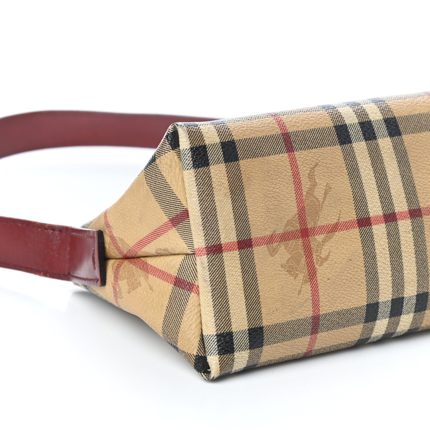 Haymarket Check Shoulder Bag Military Red