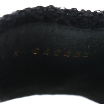 Chanel Cotton Logo Mule Sandals 41 Black White 9 of 10