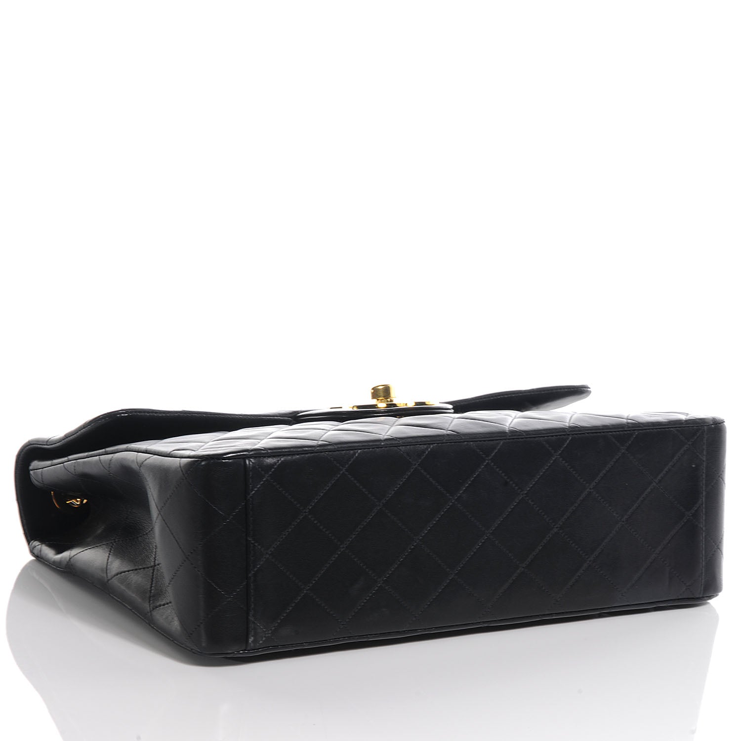 Chanel Lambskin XL Jumbo Flap Black 4 of 8