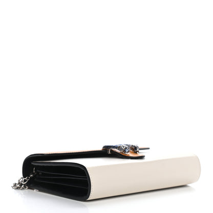 Gucci Azalea Calfskin Tri-Color Mini Dionysus Chain Wallet Mystic White Sun Oil Black Electric Blue 3 of 8