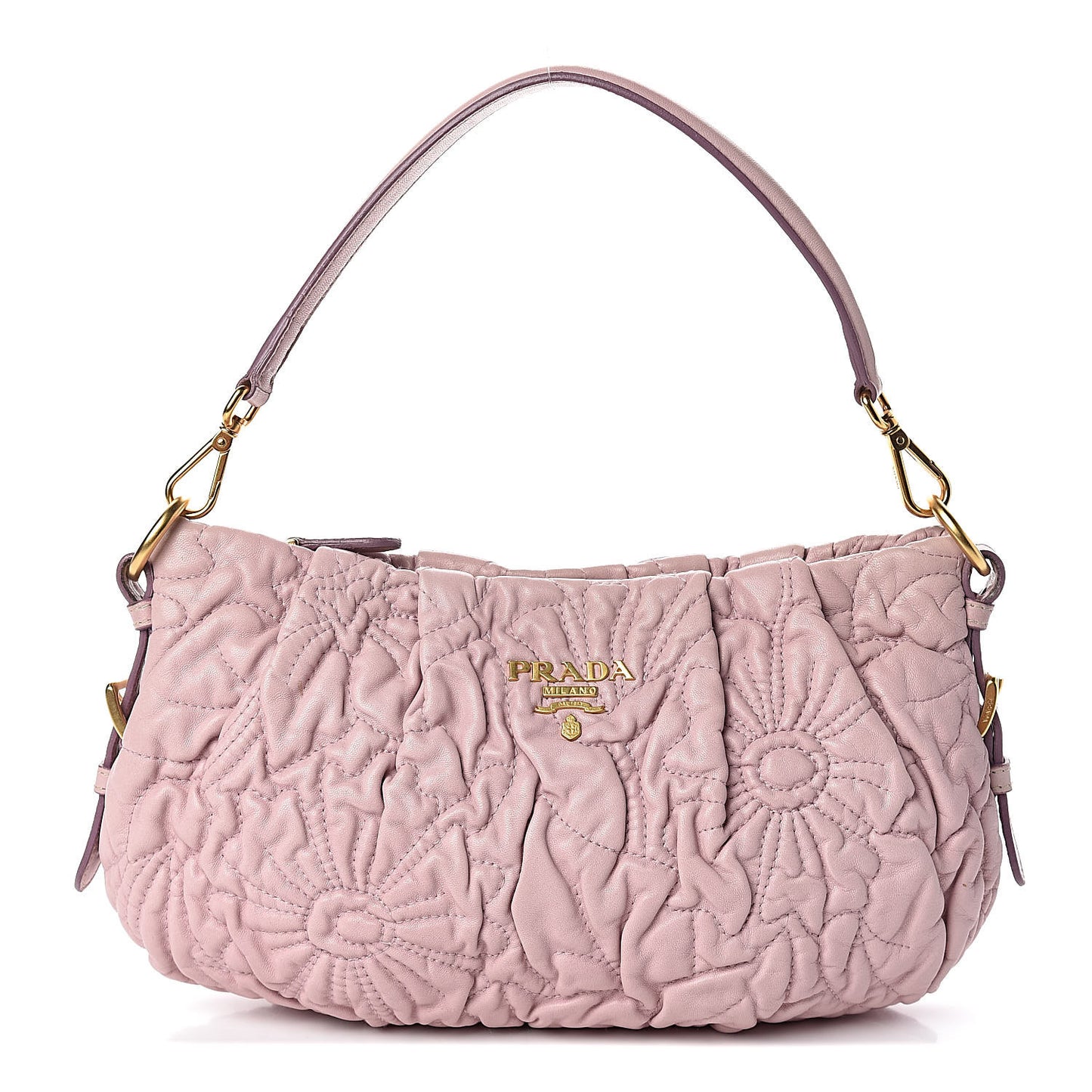 Nappa Stitches Shoulder Bag Petalo