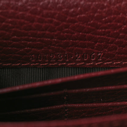 Gucci Dollar Calfskin Crystal Mini Dionysus Chain Wallet Vintage Bordeaux 8 of 11