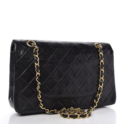 Chanel Lambskin Quilted Medium Double Flap Black 4 of 13