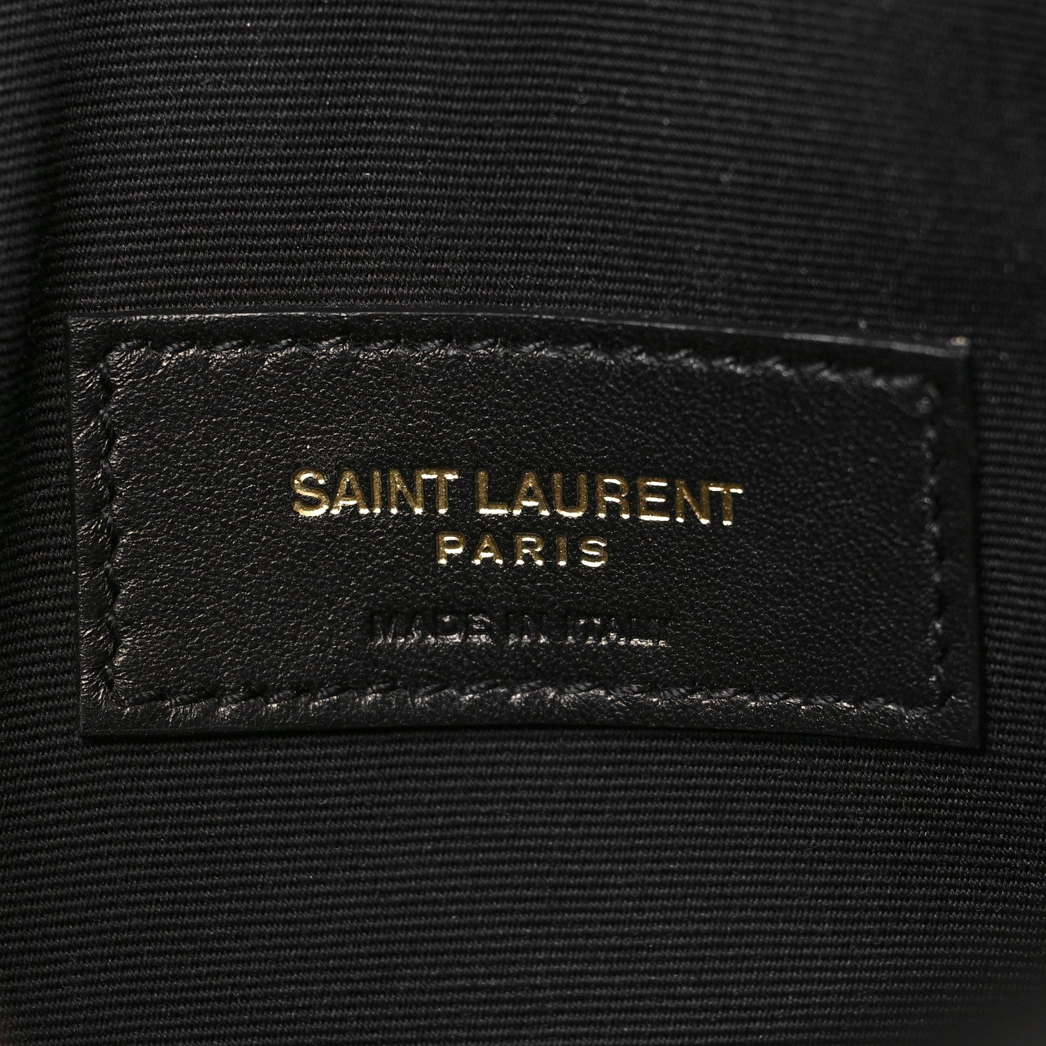Saint Laurent Grain De Poudre Uptown Pouch Black 6 of 7
