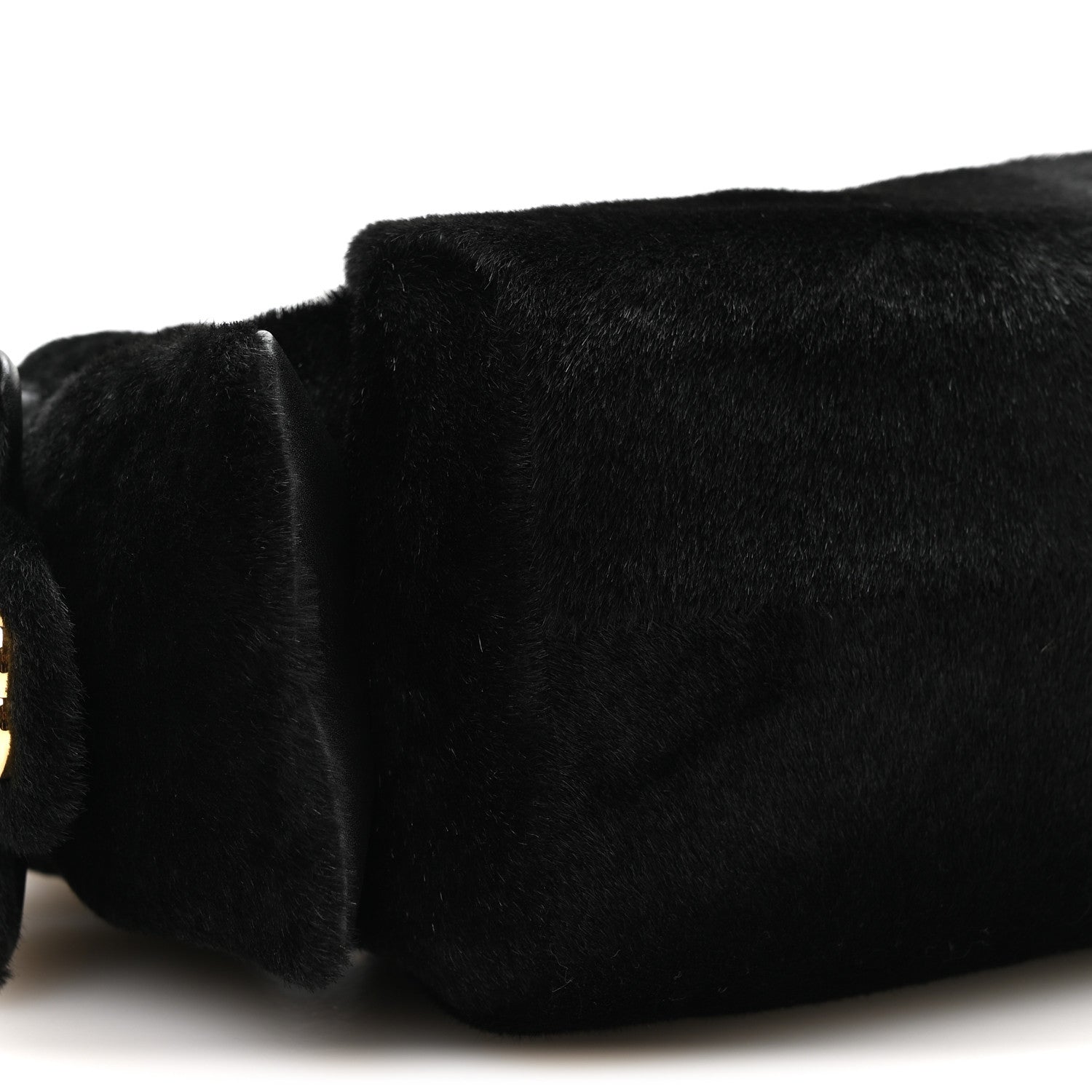 Chanel Pony Hair Mini Chanel 25 Handbag Black Black 9 of 11