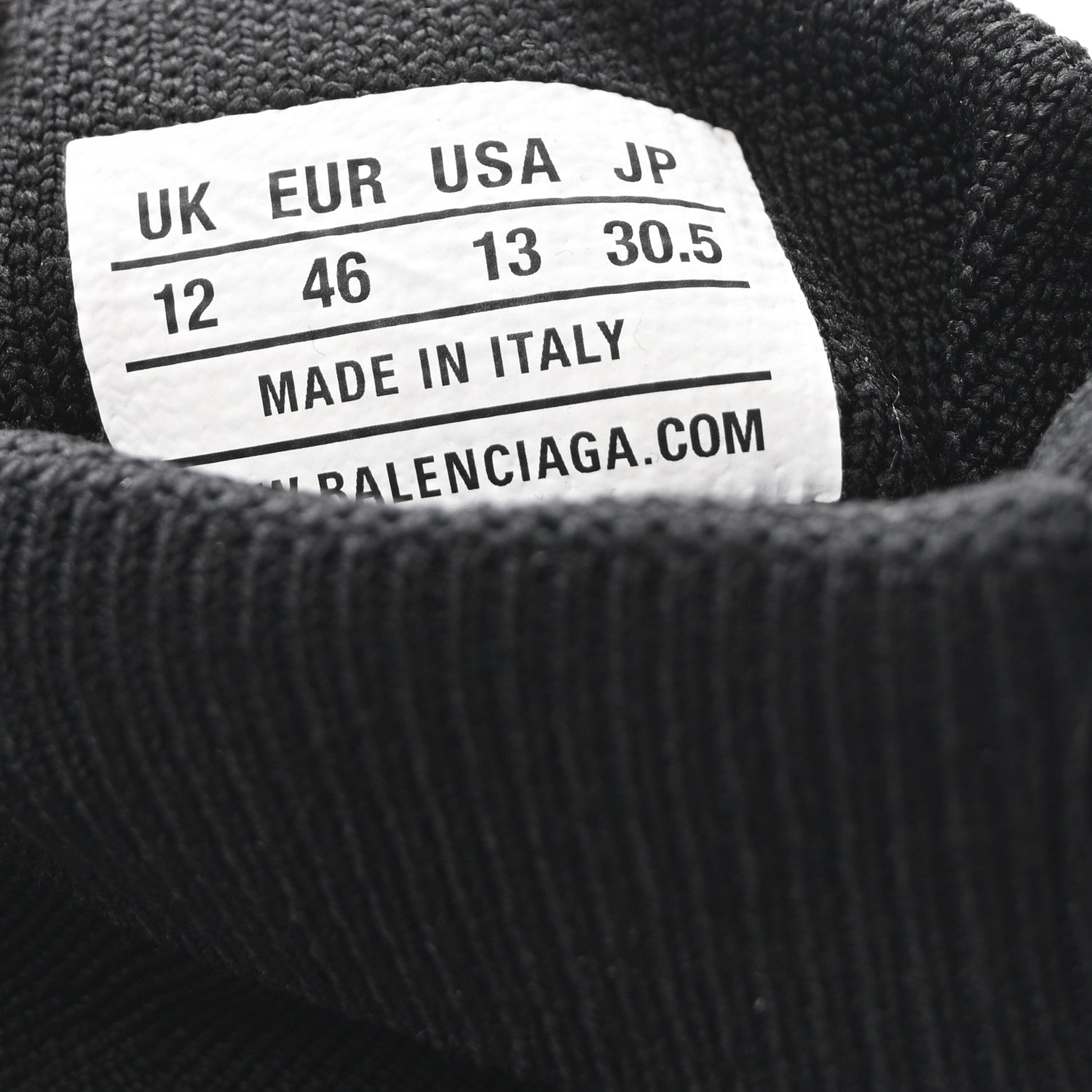 Balenciaga Neoprene Knit Mens Speed Graffiti Sneakers 46 Black White 9 of 10