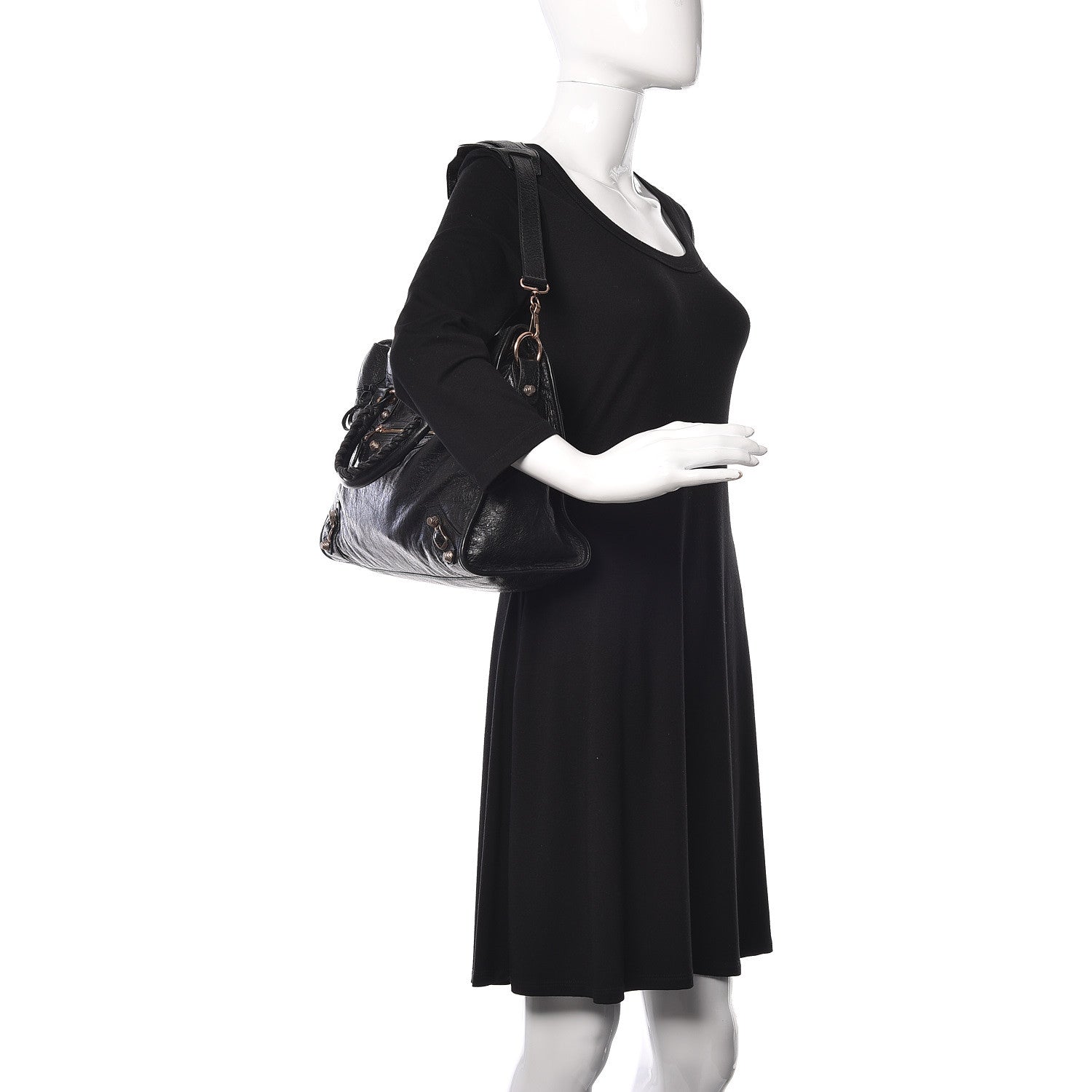 Balenciaga Agneau Giant 12 Rose Gold Hardware City Black 2 of 14