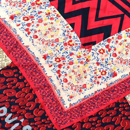 Louis Vuitton Silk Tassel Scarf 2 of 4