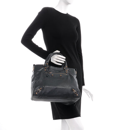 Balenciaga Agneau Giant 12 Rose Gold Hardware Velo Anthracite 4 of 9