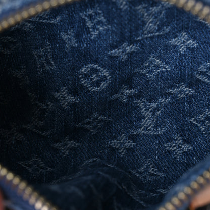 Louis Vuitton Monogram Denim Nano Speedy Blue 5 of 9
