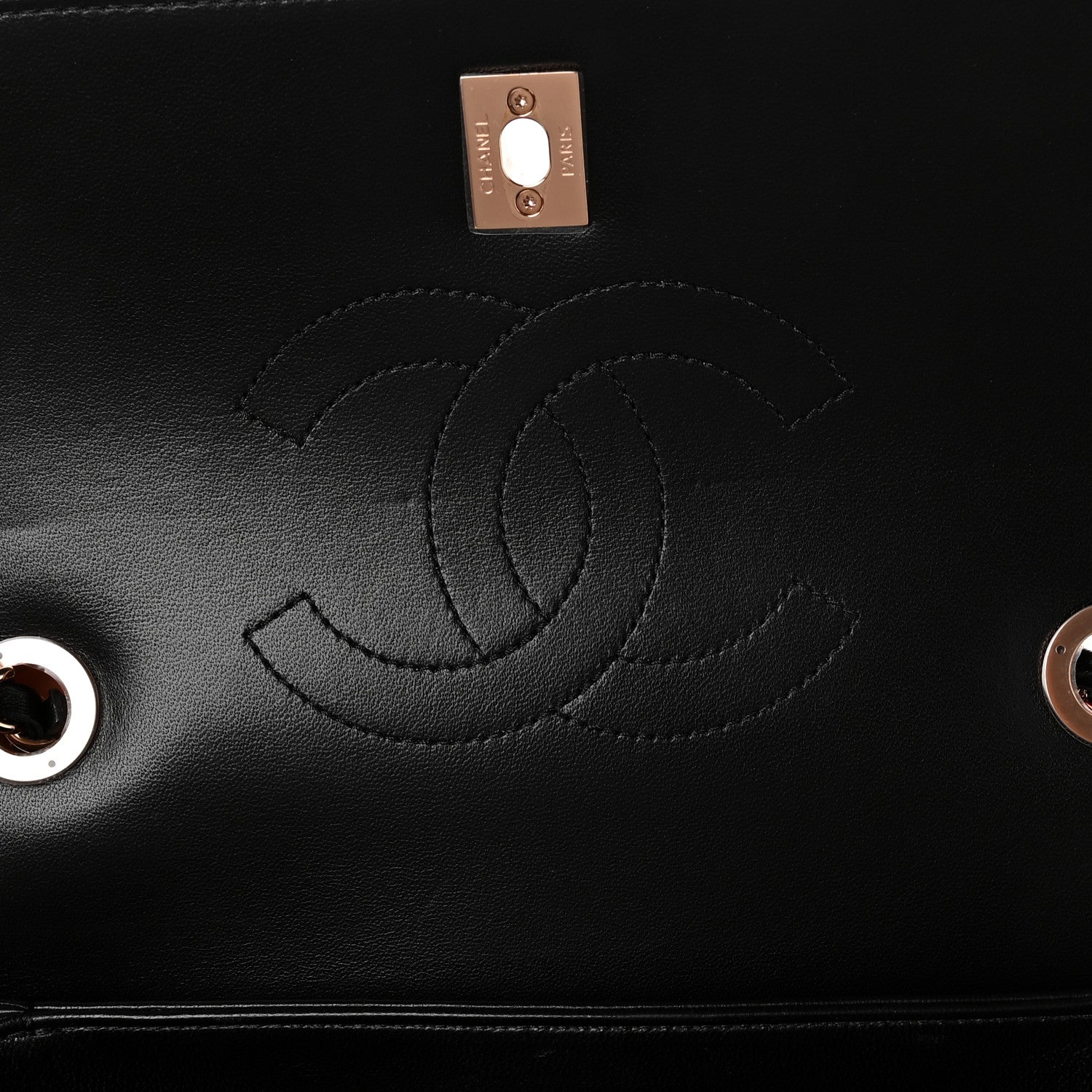 Chanel Lambskin Quilted Small Trendy CC Dual Handle Flap Bag Black 8 of 10