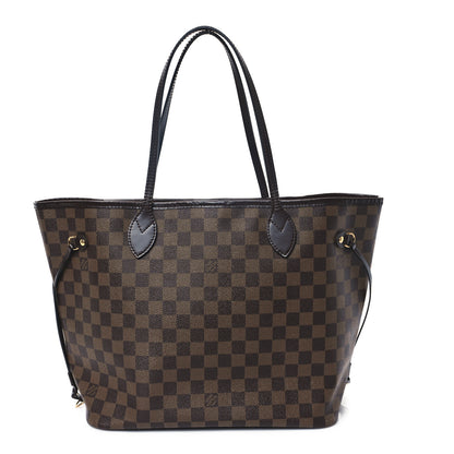 Louis Vuitton Damier Ebene Neo Neverfull MM Rose Ballerine 1 of 13