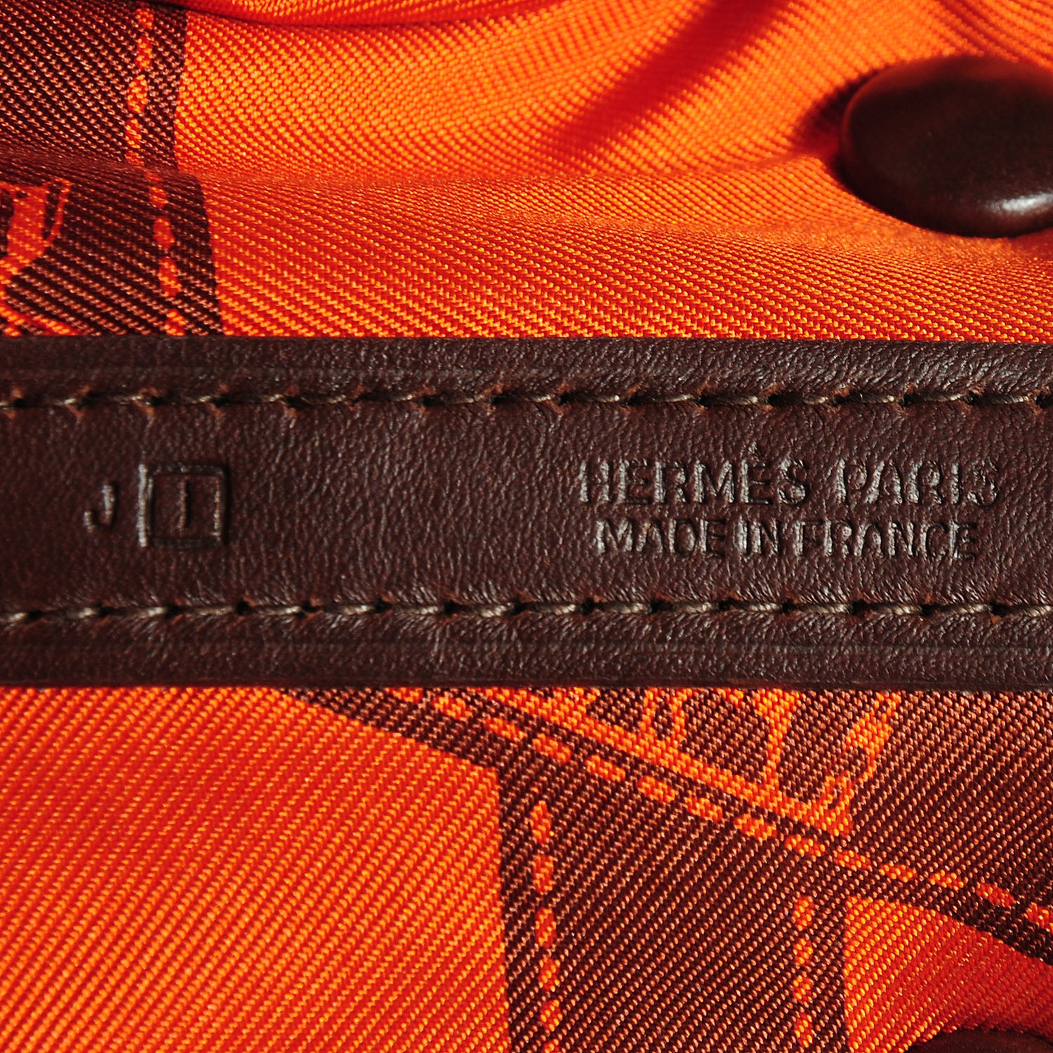Hermes Swift Leather Bolduc Twilly Garden Party TPM Tote Chocolate 13 of 14